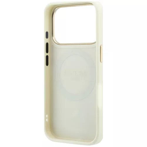 Guess - Peony 4G Small Logo MagSafe (GUHMP18L6PGS4NPE) - iPhone 18 Pro / iPhone 17 Pro - Beige