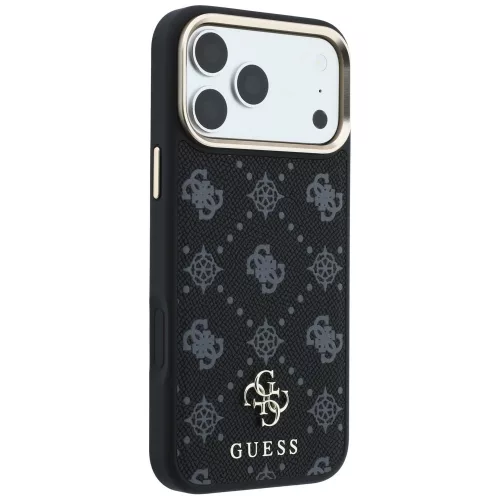 Guess - Peony 4G Small Logo MagSafe (GUHMP18X6PGS4NPK) - iPhone 18 Pro Max / iPhone 17 Pro Max - Black