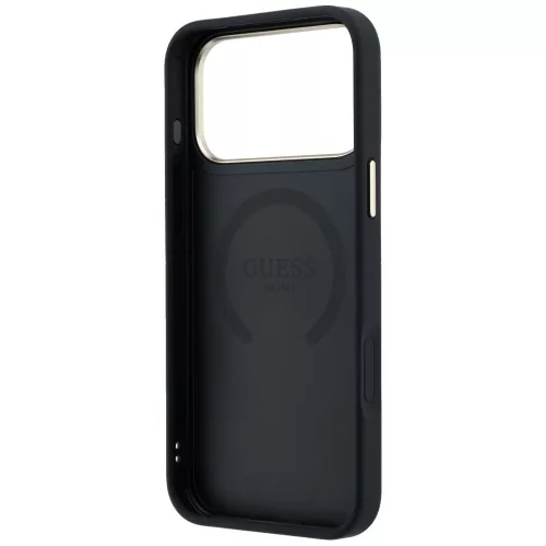 Guess - Peony 4G Small Logo MagSafe (GUHMP18X6PGS4NPK) - iPhone 18 Pro Max / iPhone 17 Pro Max - Black