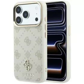   Guess - Peony 4G Small Logo MagSafe (GUHMP18X6PGS4NPE) - iPhone 18 Pro Max / iPhone 17 Pro Max - Beige