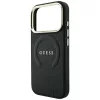 Guess - Saffiano Peony & Ring MagSafe (GUHMP18LPSAMSECK) - iPhone 18 Pro / iPhone 17 Pro - Black