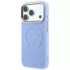 Guess - Saffiano Peony & Ring MagSafe (GUHMP18LPSAMSECB) - iPhone 18 Pro / iPhone 17 Pro - Light Blue