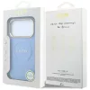 Guess - Saffiano Peony & Ring MagSafe (GUHMP18LPSAMSECB) - iPhone 18 Pro / iPhone 17 Pro - Light Blue