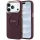 Guess - Saffiano Peony & Ring MagSafe (GUHMP18LPSAMSECU) - iPhone 18 Pro / iPhone 17 Pro - Burgundy