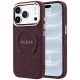 Guess - Saffiano Peony & Ring MagSafe (GUHMP18LPSAMSECU) - iPhone 18 Pro / iPhone 17 Pro - Burgundy
