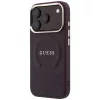 Guess - Saffiano Peony & Ring MagSafe (GUHMP18LPSAMSECU) - iPhone 18 Pro / iPhone 17 Pro - Burgundy