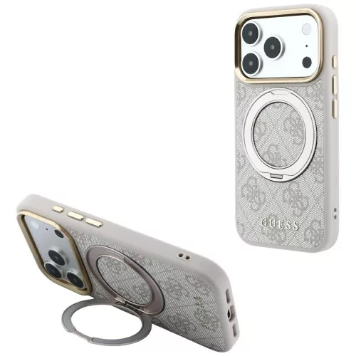 Guess - Ring Stand Classic Logo MagSafe (GUHMP18X6PS4RSCLP) - iPhone 18 Pro Max / iPhone 17 Pro Max - Pink