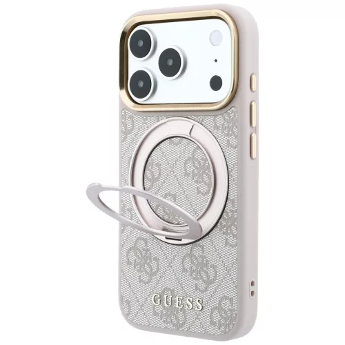 Guess - Ring Stand Classic Logo MagSafe (GUHMP18X6PS4RSCLP) - iPhone 18 Pro Max / iPhone 17 Pro Max - Pink