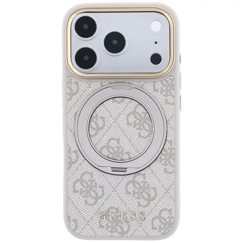 Guess - Ring Stand Classic Logo MagSafe (GUHMP18X6PS4RSCLP) - iPhone 18 Pro Max / iPhone 17 Pro Max - Pink