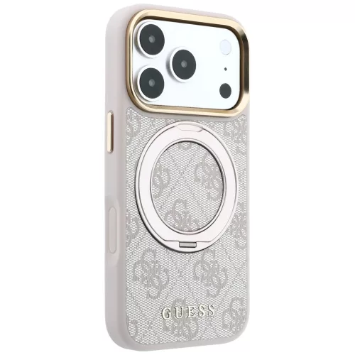 Guess - Ring Stand Classic Logo MagSafe (GUHMP18X6PS4RSCLP) - iPhone 18 Pro Max / iPhone 17 Pro Max - Pink