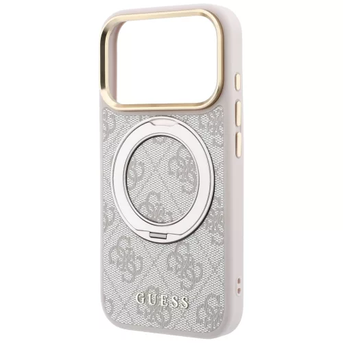 Guess - Ring Stand Classic Logo MagSafe (GUHMP18X6PS4RSCLP) - iPhone 18 Pro Max / iPhone 17 Pro Max - Pink