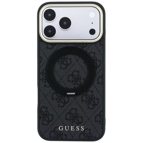 Guess - Ring Stand Classic Logo MagSafe (GUHMP18L6PS4RSCLK) - iPhone 18 Pro / iPhone 17 Pro - Black