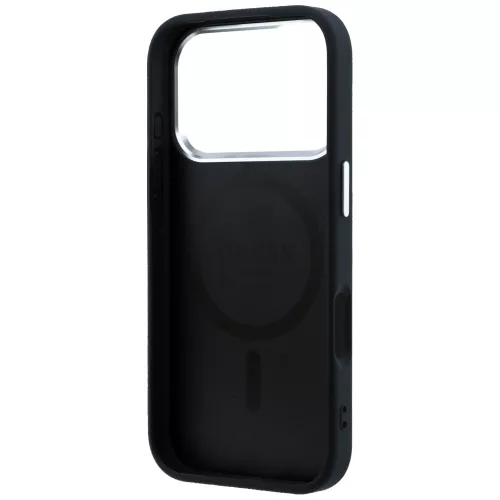 Guess - Grained Triangle Logo MagSafe (GUHMP18XPGSMTLSK) - iPhone 18 Pro Max / iPhone 17 Pro Max - Black
