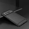 Techsuit - Carbon szilikon tok - Google Pixel 6 Pro - Fekete