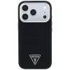 Guess - Grained Triangle Logo MagSafe (GUHMP18LPGSMTLSK) - iPhone 18 Pro / iPhone 17 Pro - Black
