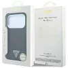 Guess - Grained Triangle Logo MagSafe (GUHMP18LPGSMTLSK) - iPhone 18 Pro / iPhone 17 Pro - Black