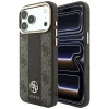Guess - Leather 4G Stripe Round Classic Logo MagSafe (GUHMP18X6P4G4RCW) - iPhone 18 Pro Max / iPhone 17 Pro Max - Brown