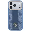 Guess - Leather 4G Stripe Round Classic Logo MagSafe (GUHMP18X6P4G4RCB) - iPhone 18 Pro Max / iPhone 17 Pro Max - Blue