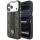 Guess - Leather 4G Stripe Round Classic Logo MagSafe (GUHMP18L6P4G4RCW) - iPhone 18 Pro / iPhone 17 Pro - Brown