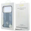 Guess - Leather 4G Stripe Round Classic Logo MagSafe (GUHMP18L6P4G4RCB) - iPhone 18 Pro / iPhone 17 Pro - Blue