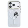 Karl Lagerfeld - IML Peekaboo Print and Metal Frame MagSafe - iPhone 18 Pro Max / iPhone 17 Pro Max (KLHMP18X6HCPSCT) - Clear