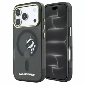  Karl Lagerfeld - IML Peekaboo Print and Metal Frame MagSafe (KLHMP18L6HCPSCK) - iPhone 18 Pro / iPhone 17 Pro - Black
