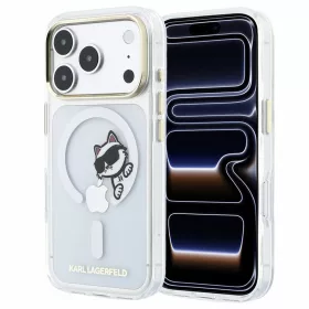   Karl Lagerfeld - IML Peekaboo Print and Metal Frame MagSafe (KLHMP18L6HCPSCT) - iPhone 18 Pro / iPhone 17 Pro - Transparent