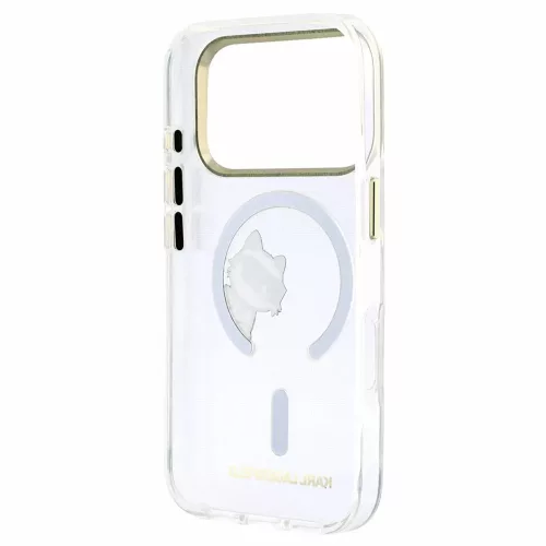 Karl Lagerfeld - IML Peekaboo Print and Metal Frame MagSafe (KLHMP18L6HCPSCT) - iPhone 18 Pro / iPhone 17 Pro - Transparent