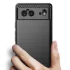Techsuit - Carbon szilikon tok - Google Pixel 6 - Fekete