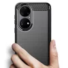 Techsuit - Carbon szilikon tok - Huawei P50 Pro - Fekete