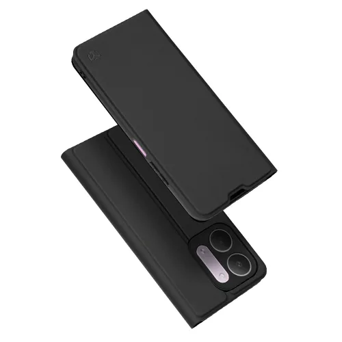 Techsuit - Magskin Book - Xiaomi Redmi 17C 5G - Black