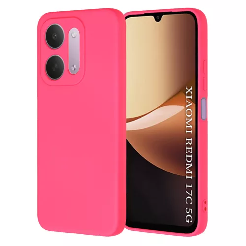 Techsuit - SoftFlex - Xiaomi Redmi 17C 5G - Hot Pink