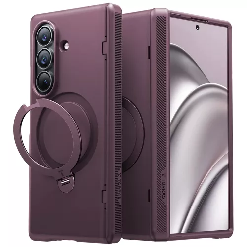 Torras - Ostand Q3 Spin Series - Samsung Galaxy Z Fold8 Ultra - Purple
