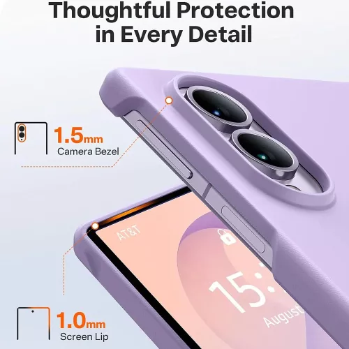Torras - Ostand L1 Guardian - Samsung Galaxy Z Fold8 - Light Purple