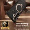 Torras - QPRO Leather Series - Samsung Galaxy Z Fold8 Ultra - Black
