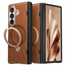   Torras - QPRO Leather Series - Samsung Galaxy Z Fold8 Ultra - Brown