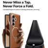 Torras - QPRO Leather Series - Samsung Galaxy Z Fold8 Ultra - Brown