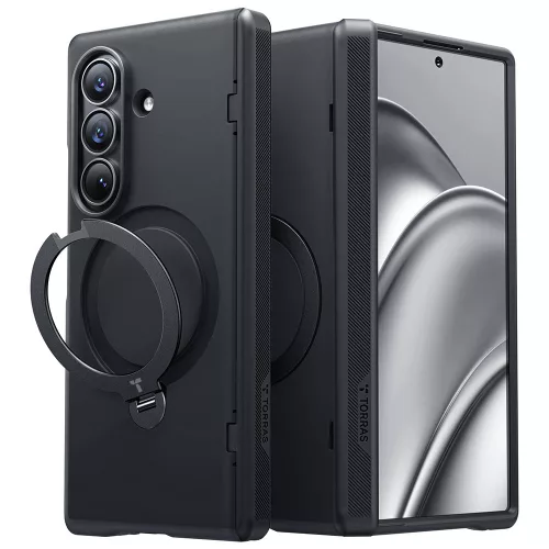 Torras - Ostand Q3 Spin Series - Samsung Galaxy Z Fold8 Ultra - Black