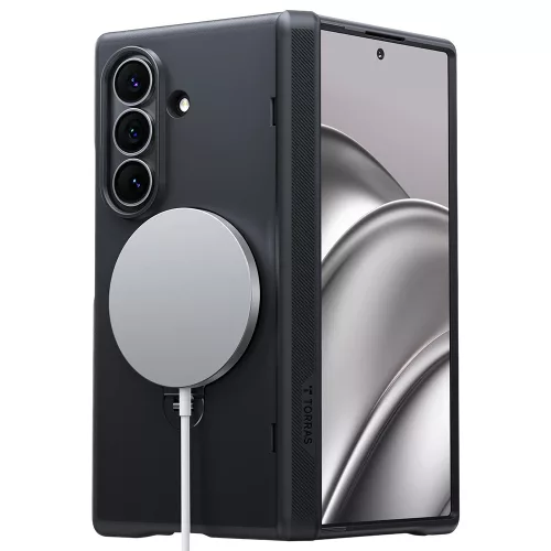 Torras - Ostand Q3 Spin Series - Samsung Galaxy Z Fold8 Ultra - Black