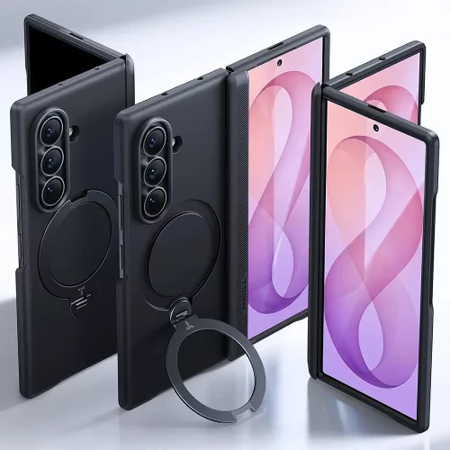 Torras - Ostand Q3 Spin Series - Samsung Galaxy Z Fold8 Ultra - Black