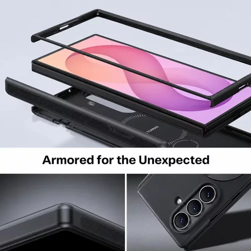 Torras - Ostand Q3 Spin Series - Samsung Galaxy Z Fold8 Ultra - Black
