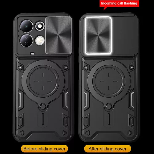 Techsuit - CamGuard Pro - Xiaomi Redmi 17 4G / Redmi 17 5G - Rose Gold