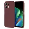 Techsuit - SoftFlex - Xiaomi Redmi 17 4G / Redmi 17 5G - Plum Red