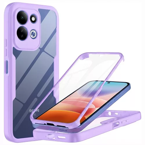 Techsuit - ColorVerse 360 Series + Screen Protector - Xiaomi Redmi 17 4G / Redmi 17 5G - Purple
