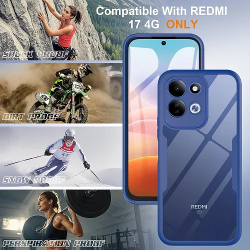Techsuit - ColorVerse 360 Series + Screen Protector - Xiaomi Redmi 17 4G / Redmi 17 5G - Purple
