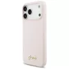 Guess - Silicone Script Metal Logo MagSafe (GUHMP18XSMBSLP) - iPhone 18 Pro Max / iPhone 17 Pro Max - Pink