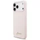 Guess - Silicone Script Metal Logo MagSafe (GUHMP18XSMBSLP) - iPhone 18 Pro Max / iPhone 17 Pro Max - Pink