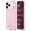 Guess - Silicone Script Metal Logo MagSafe (GUHMP18XSMBSLP) - iPhone 18 Pro Max / iPhone 17 Pro Max - Pink