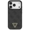 Guess - Leather 4G Triangle Strass MagSafe (GUHMP18LP4TDPLK) - iPhone 18 Pro / iPhone 17 Pro - Black