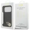Guess - Leather 4G Triangle Strass MagSafe (GUHMP18LP4TDPLK) - iPhone 18 Pro / iPhone 17 Pro - Black